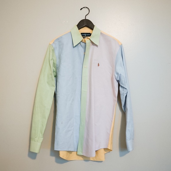 Ralph Lauren Other - Ralph Lauren Pastel Colorblock Oxford Button Down Shirt